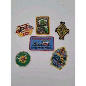 Vintage Florida Boy Scout patches 1970s Lot Of 6 Jamboree Gulf Ridge Pioneer